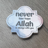 Quatrefoil Magneet - Never lose hope